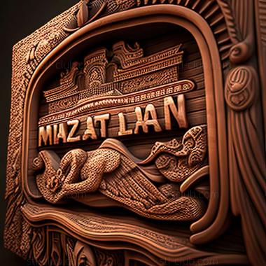 3D model Mazatln in Mexico (STL)